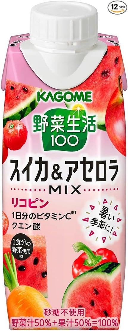 カゴメ 野菜生活100 スイカ&アセロラMIX