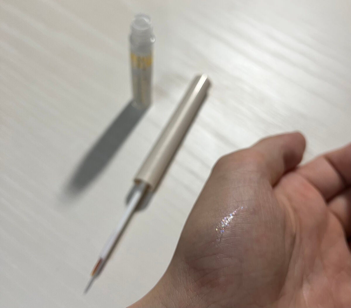 グロウリキッドライナー/CEZANNE/リキッドアイライナーを使ったクチコミ(7枚目)