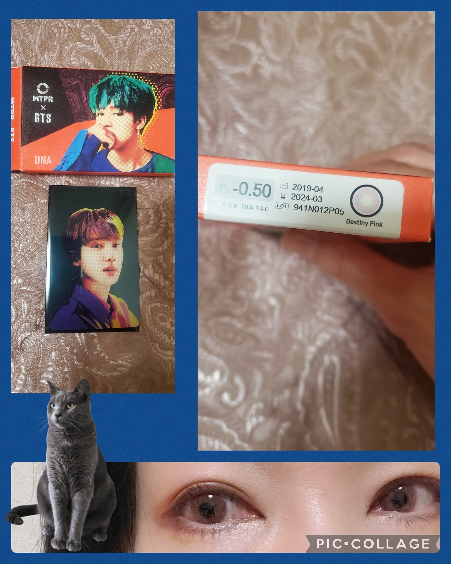 BTS DNA & IDOL Lens-1MONTH/MTPR/１ヶ月（１MONTH）カラコンを使ったクチコミ（2枚目）