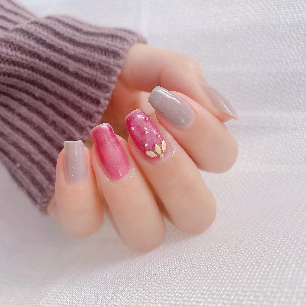 グロッシーコート/スキューズミー/オールインワンネイルを使ったクチコミ（2枚目）