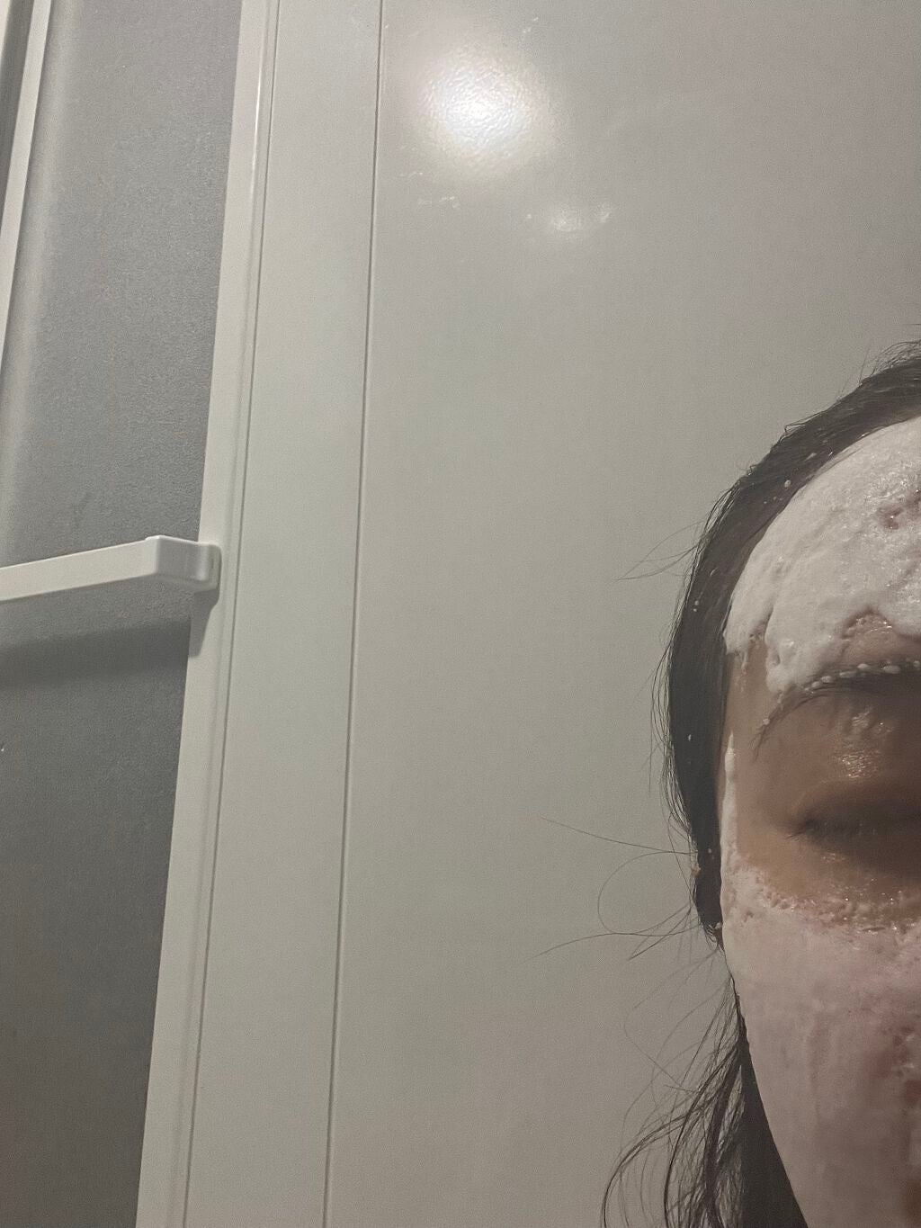 KC むきタマつるん 発泡美容液クレンジング/ハーブ健康本舗/クレンジングジェルを使ったクチコミ(4枚目)