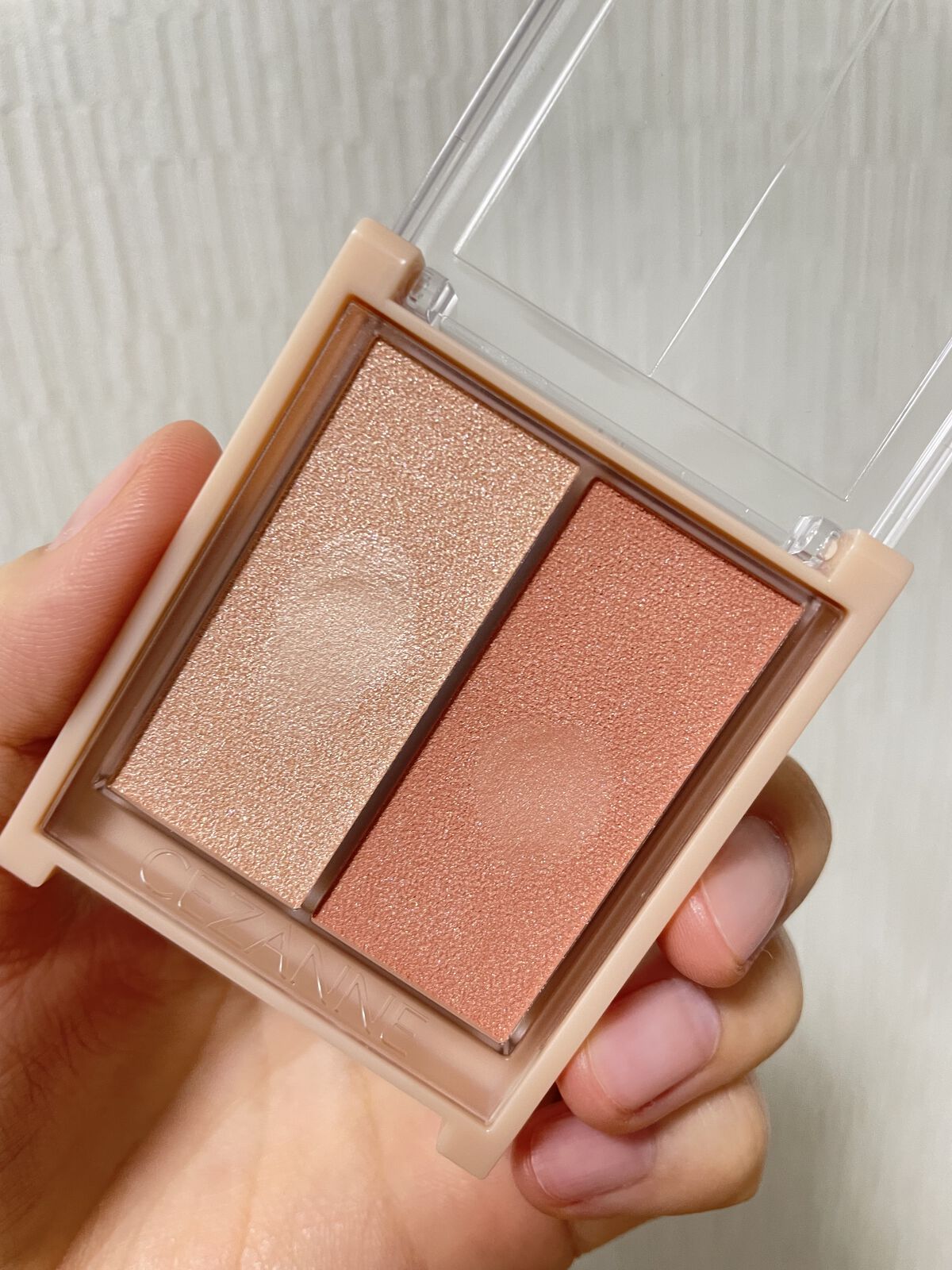 フェイスグロウカラー/CEZANNE/クリームハイライトを使ったクチコミ（1枚目）