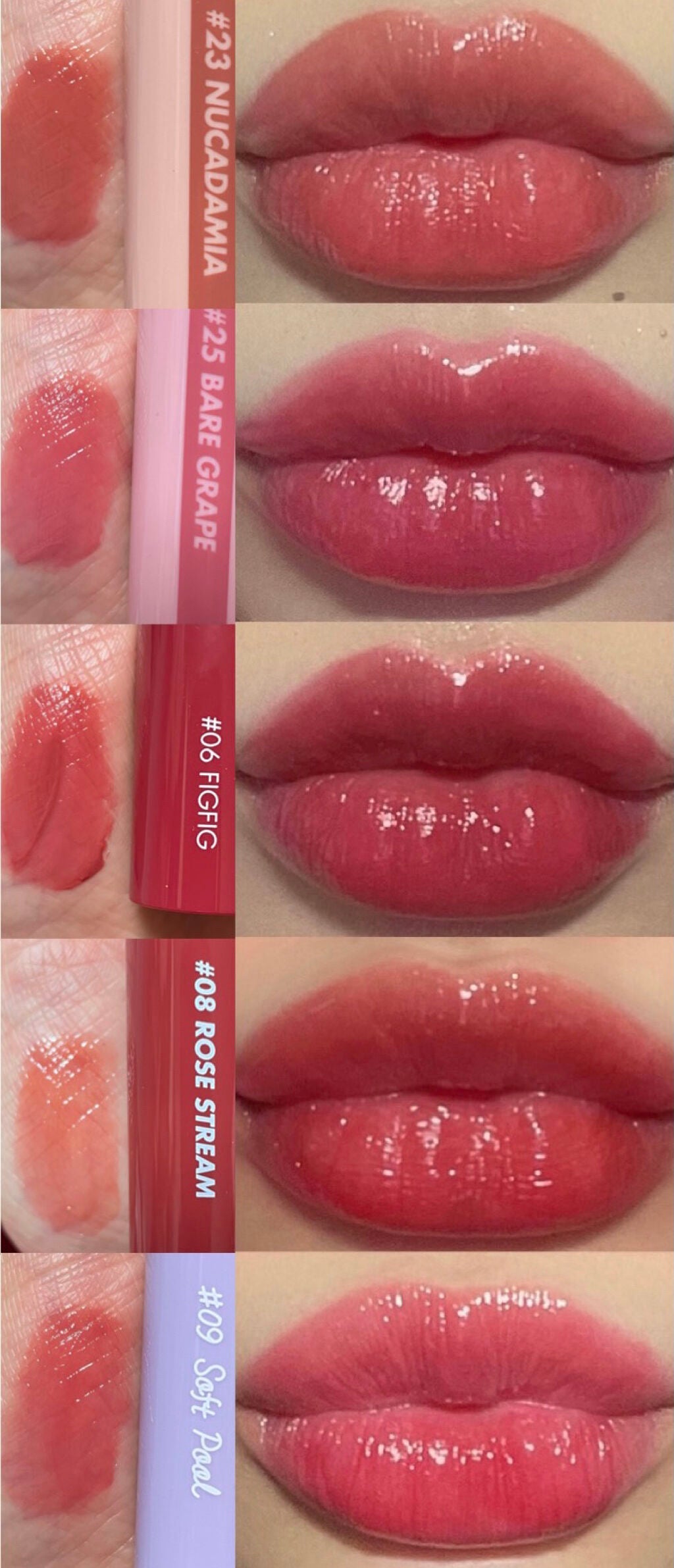 ジューシーラスティングティント/rom&nd/リップティントを使ったクチコミ(7枚目)