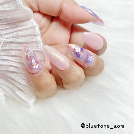 ⋆͛🦖⋆͛aomi on LIPS 「春のインク祭り🌸∗*゚桜が咲き始めてきましたねー!春色で作って..」(6枚目)