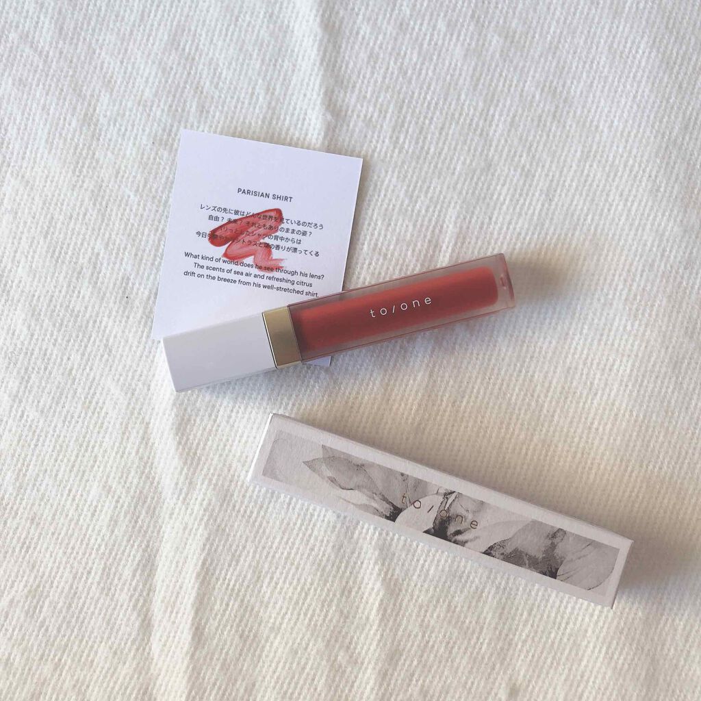 トーン ペタル エッセンス カラー バター/to/one/リップグロスを使ったクチコミ(1枚目)