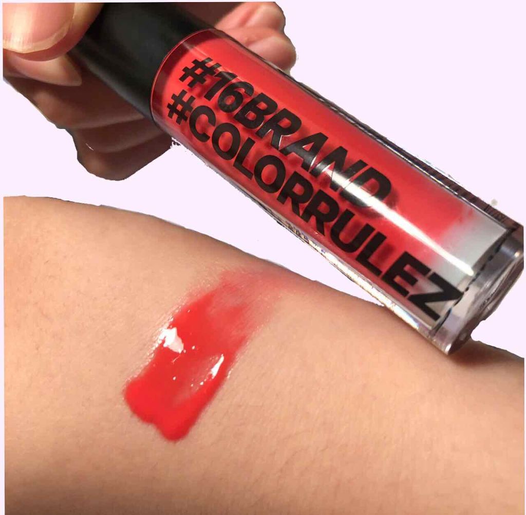 COLORRULEZ/16BRAND/リップグロスを使ったクチコミ(1枚目)