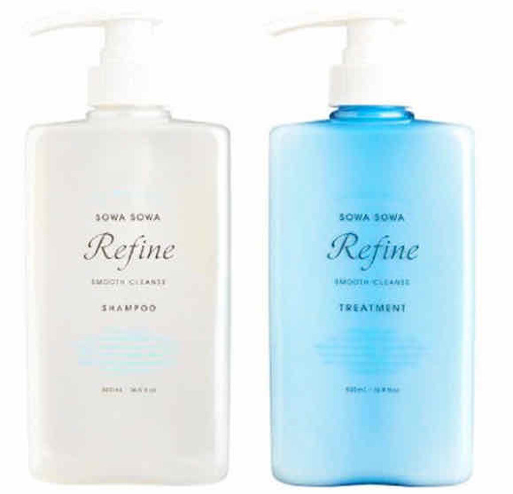 SOWASOWA Refine(ソワソワリファイン) スムースクレンズ シャンプー／トリートメント/SOWA SOWA/市販シャンプーを使ったクチコミ（1枚目）