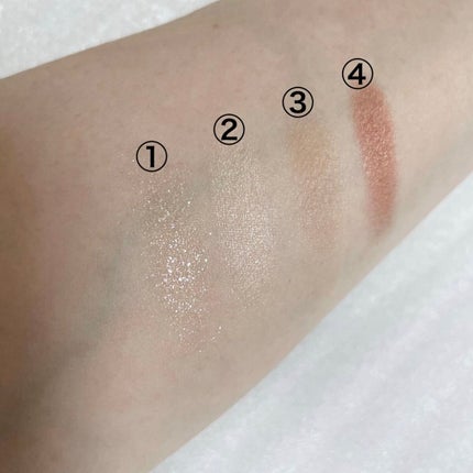 トーンアップアイシャドウ/CEZANNE/アイシャドウパレットを使ったクチコミ(7枚目)