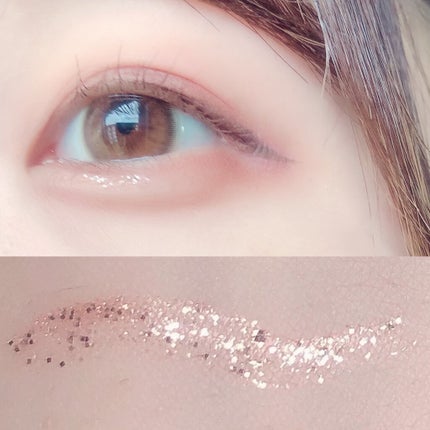 グリッターイルミネーションライナー/CipiCipi/リキッドアイライナーを使ったクチコミ(3枚目)