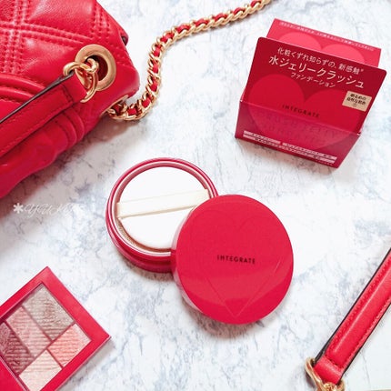 水ジェリークラッシュ/インテグレート/クリーム・エマルジョンファンデーションを使ったクチコミ(1枚目)