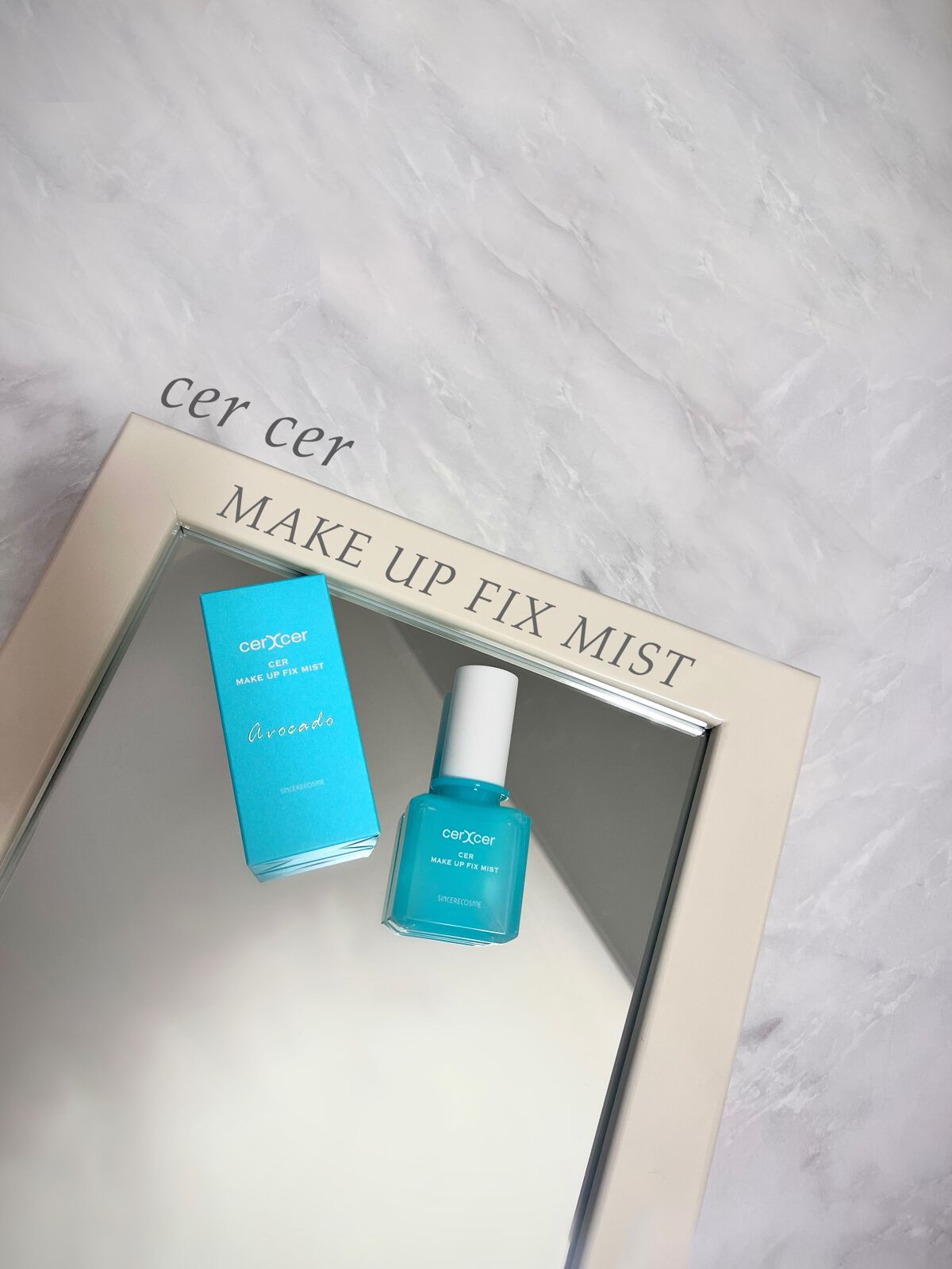 メイクアップフィックスミスト/cerXcer/フィックスミストを使ったクチコミ(1枚目)