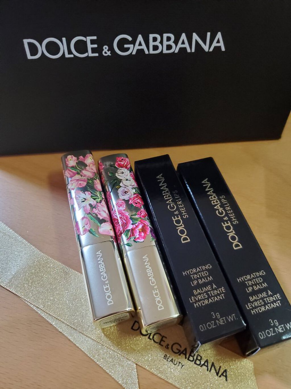 シアーリップス　ハイドレーティング　ティンティッドリップバーム/DOLCE&GABBANA BEAUTY/リップバームを使ったクチコミ（1枚目）