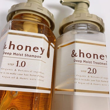 ディープモイスト シャンプー1.0／ヘアトリートメント2.0/&honey/シャンプー・コンディショナーを使ったクチコミ（2枚目）