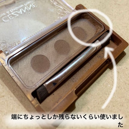 ノーズ&アイブロウパウダー/CEZANNE/パウダーアイブロウを使ったクチコミ(2枚目)