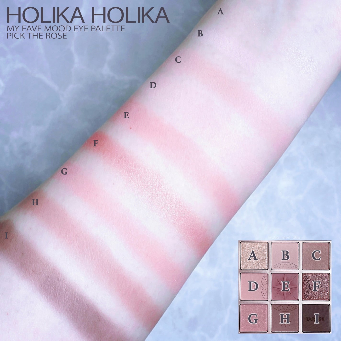マイフェイブムードアイパレット 9カラー/HOLIKA HOLIKA/アイシャドウパレットを使ったクチコミ(3枚目)