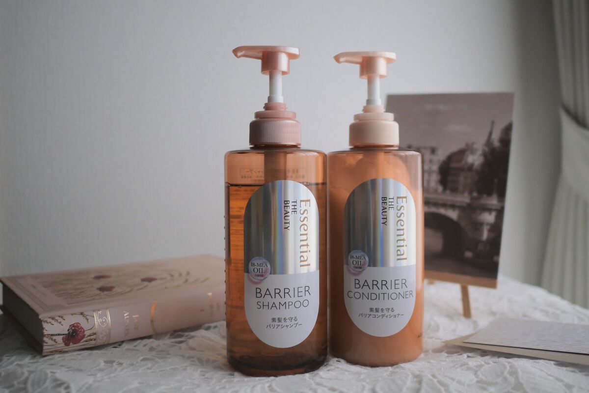ザビューティ 髪のキメ美容素髪を守る バリアシャンプー/コンディショナー/エッセンシャル/シャンプー・コンディショナーを使ったクチコミ(1枚目)