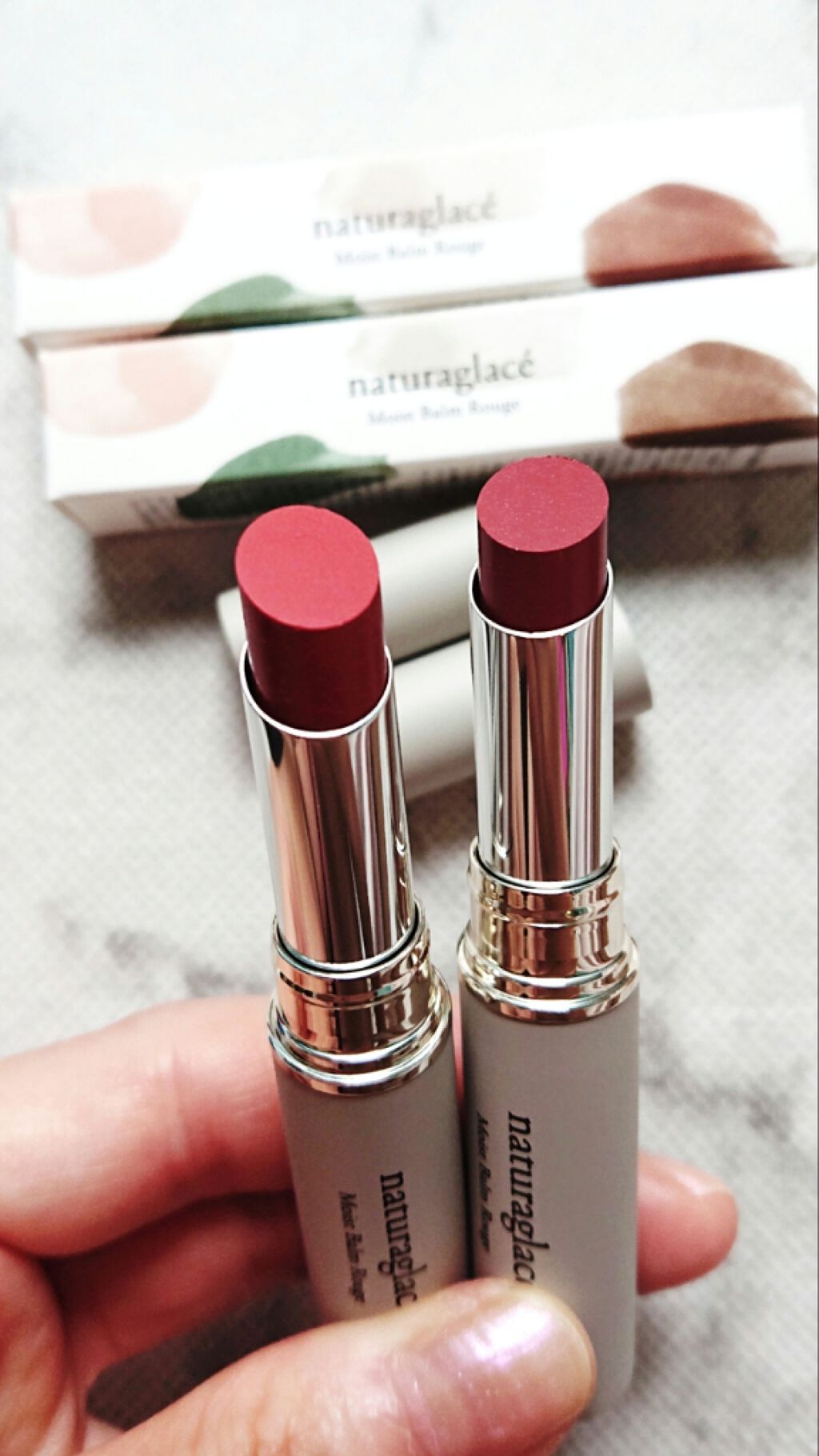 モイストバーム ルージュ/ナチュラグラッセ/口紅を使ったクチコミ（1枚目）
