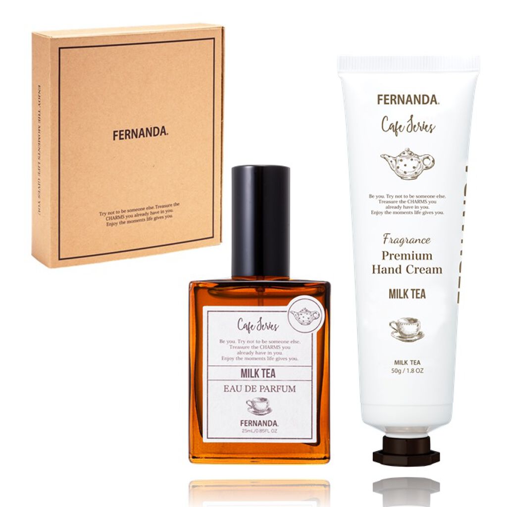 フェルナンダ プレミアムハンドクリーム&オードパルファムギフト（ミルクティー）