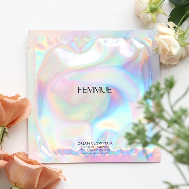ドリームグロウマスク RR(透明感・キメ)/FEMMUE/シートマスク・パックを使ったクチコミ(4枚目)
