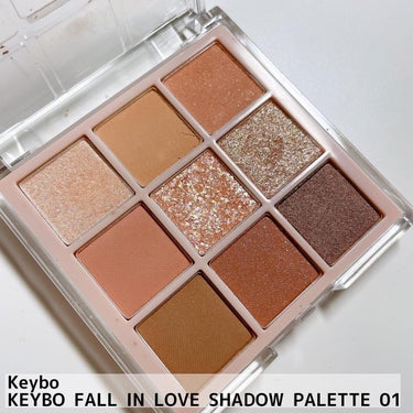 KEYBO FALL IN LOVE SHADOW PALETTE/keybo/パウダーアイシャドウを使ったクチコミ（2枚目）