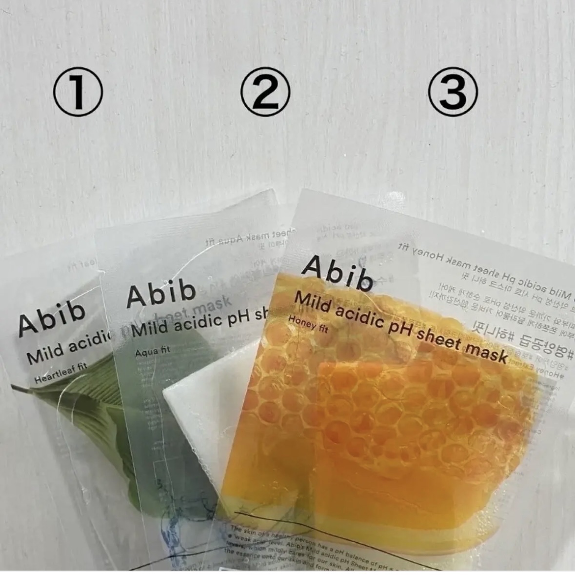 弱酸性pHシートマスク ハニーフィット/Abib /シートマスク・パックを使ったクチコミ（2枚目）
