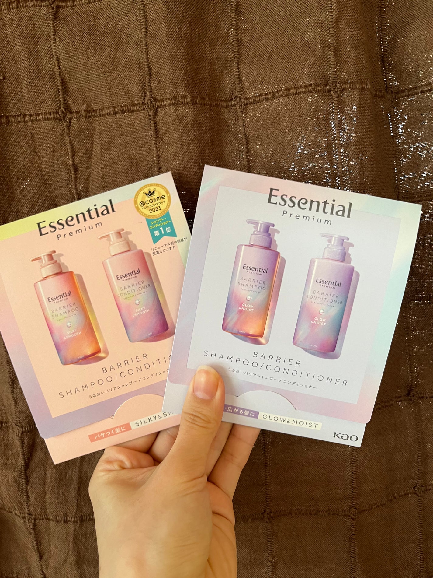 エッセンシャルプレミアム バリアシャンプー・コンディショナー シルキー&スムース/エッセンシャル/市販シャンプーを使ったクチコミ(1枚目)
