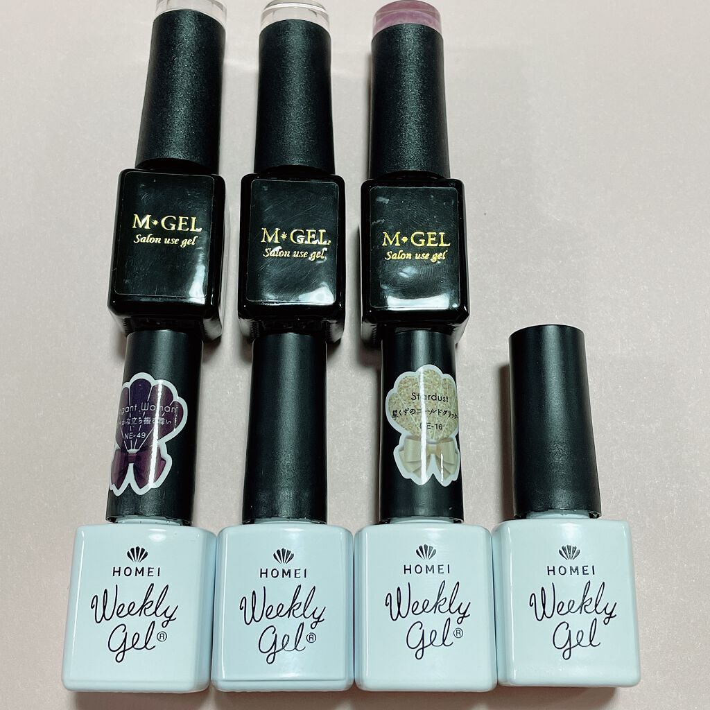 ウィークリージェル/HOMEI/ジェルネイルを使ったクチコミ(2枚目)