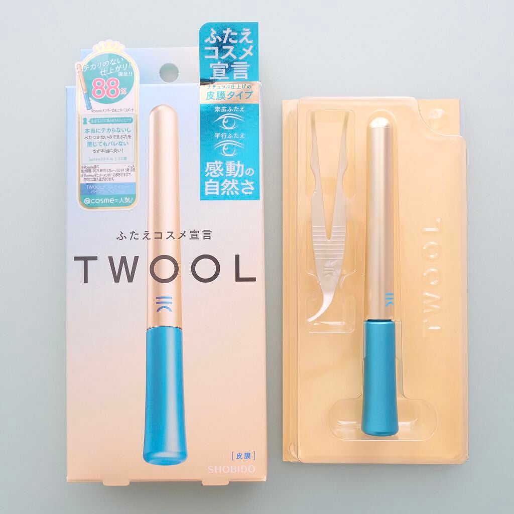 TWOOLダブルアイリッドハイブリットフィルム/SHOBIDO/二重まぶた用アイテムを使ったクチコミ(2枚目)