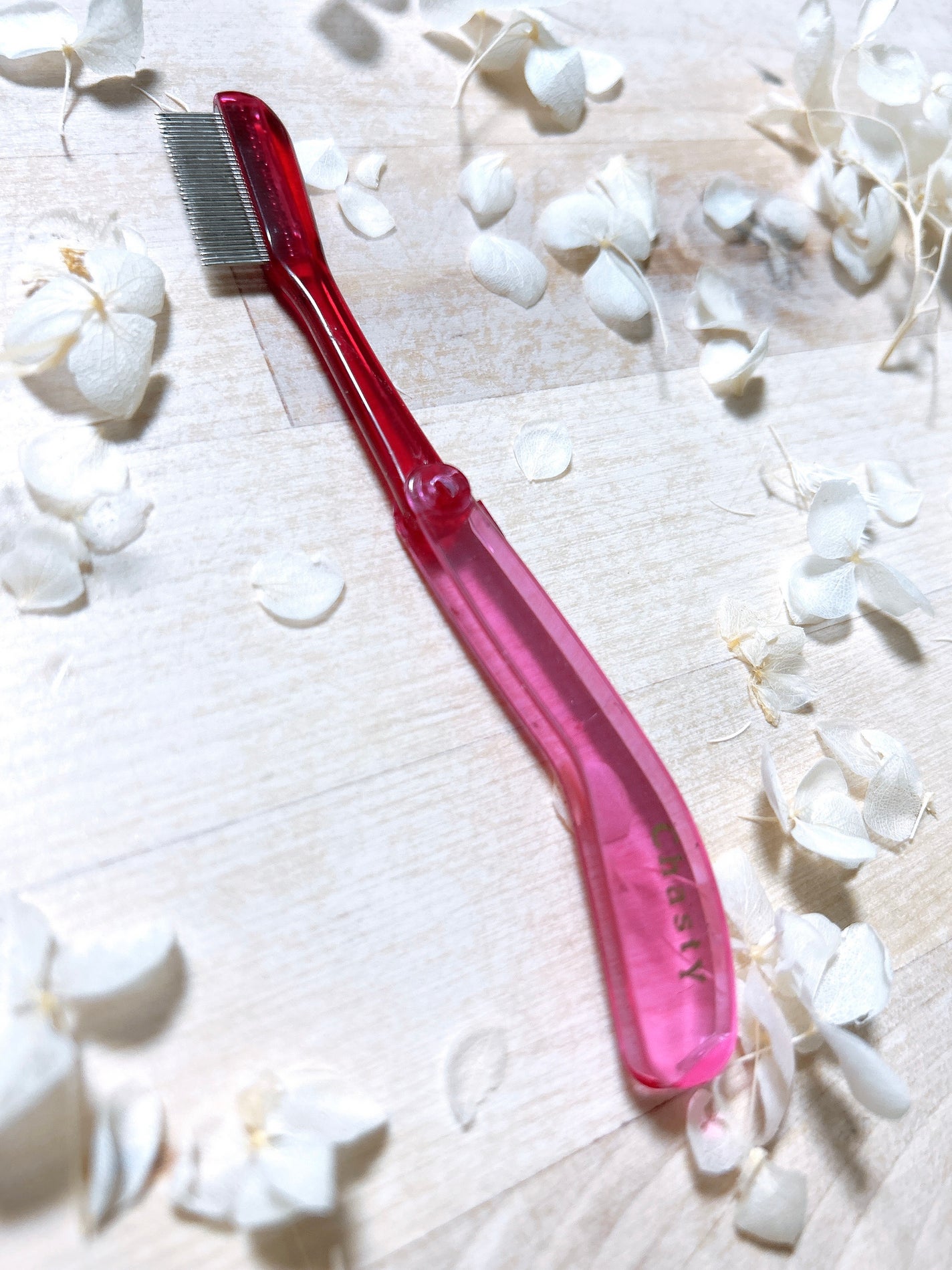 マスカラコーム メタルN(ナチュラル)/チャスティ/その他化粧小物を使ったクチコミ(1枚目)