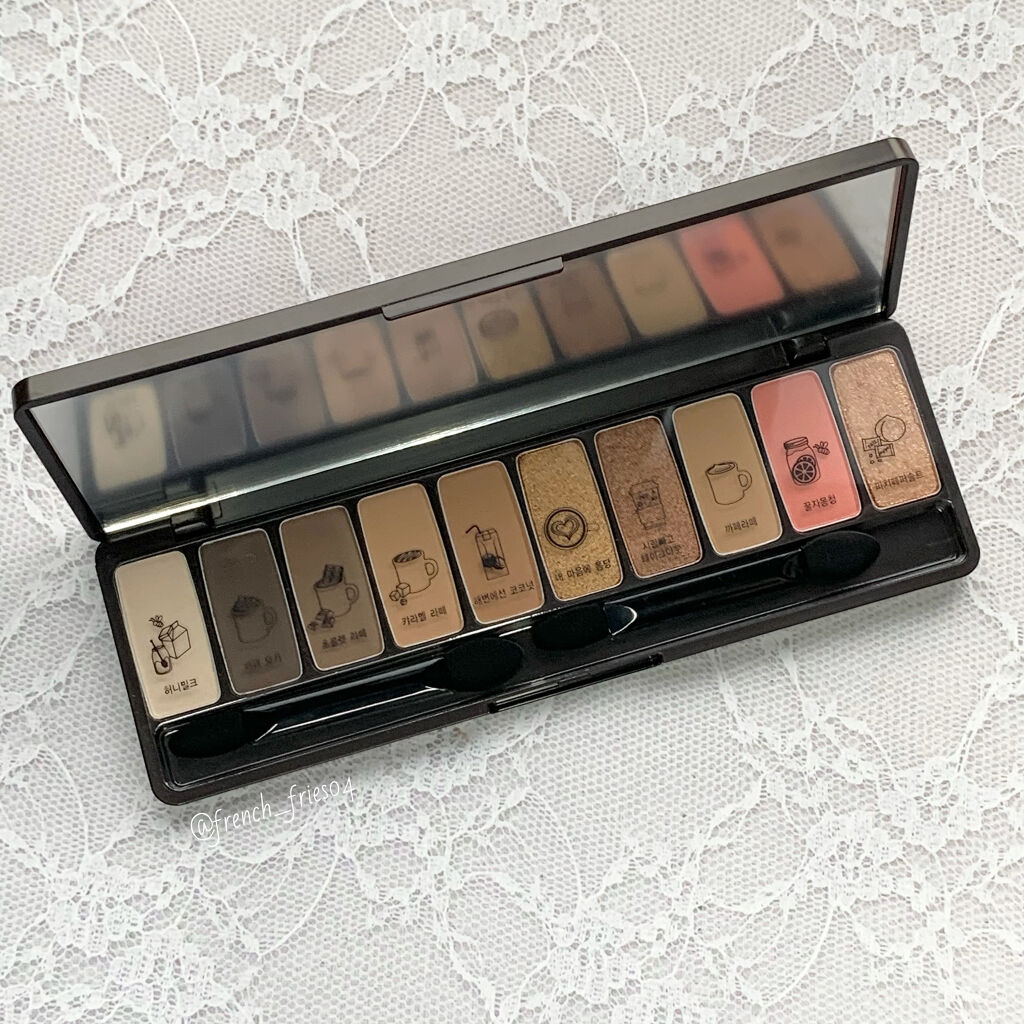 プレイカラー アイシャドウ/ETUDE/アイシャドウパレットを使ったクチコミ（2枚目）