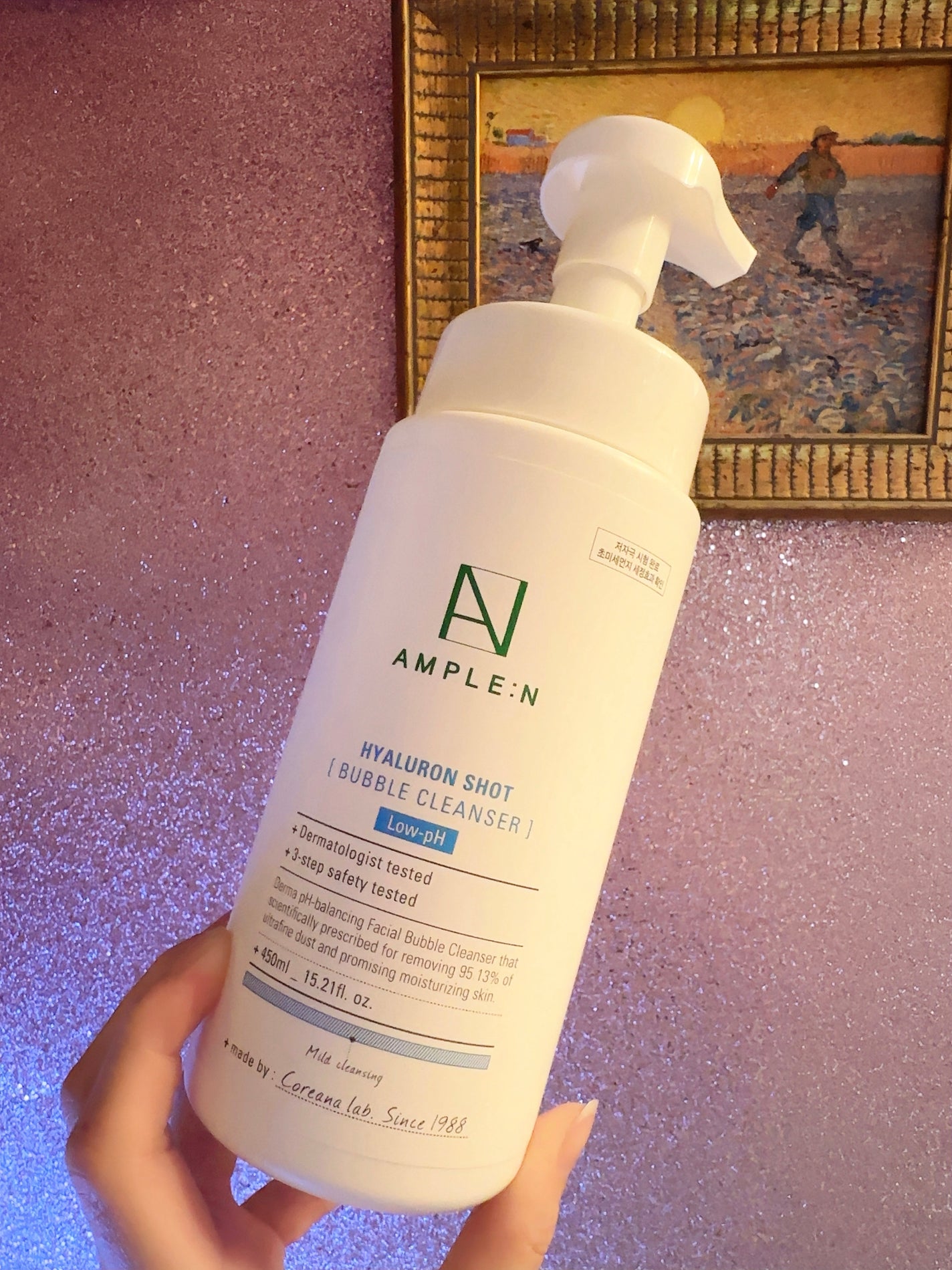 ヒアルロンショットバブルクレンザー/AMPLE:N/泡洗顔を使ったクチコミ(2枚目)