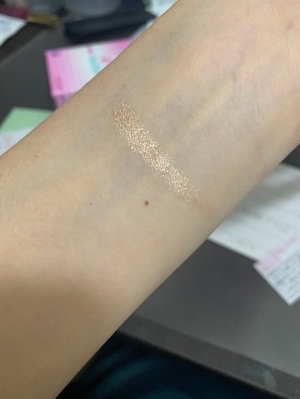 キラキラ アイシャドウ BE102/ETUDE/スティックアイシャドウを使ったクチコミ(3枚目)