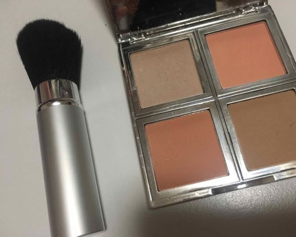 ごくふわっ春姫スライド式携帯メイクブラシ/DAISO/メイクブラシを使ったクチコミ(2枚目)