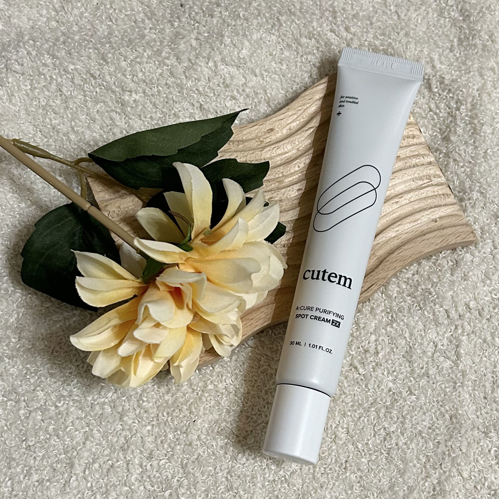 エーキュアピュリファイングスポットクリームツーエックス/cutem/フェイスクリームを使ったクチコミ（1枚目）