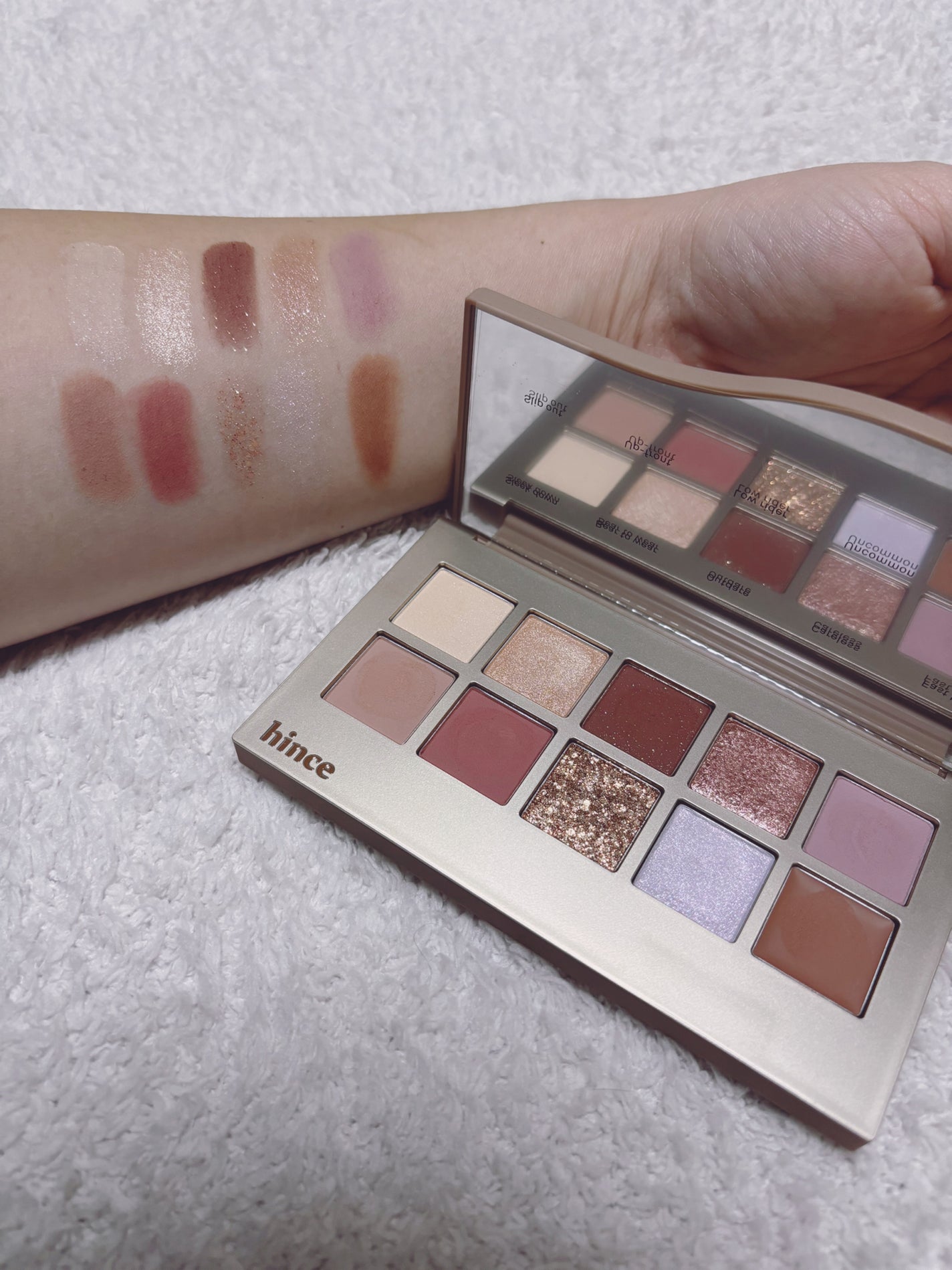 ニューデップスアイシャドウパレット/hince/アイシャドウパレットを使ったクチコミ(2枚目)
