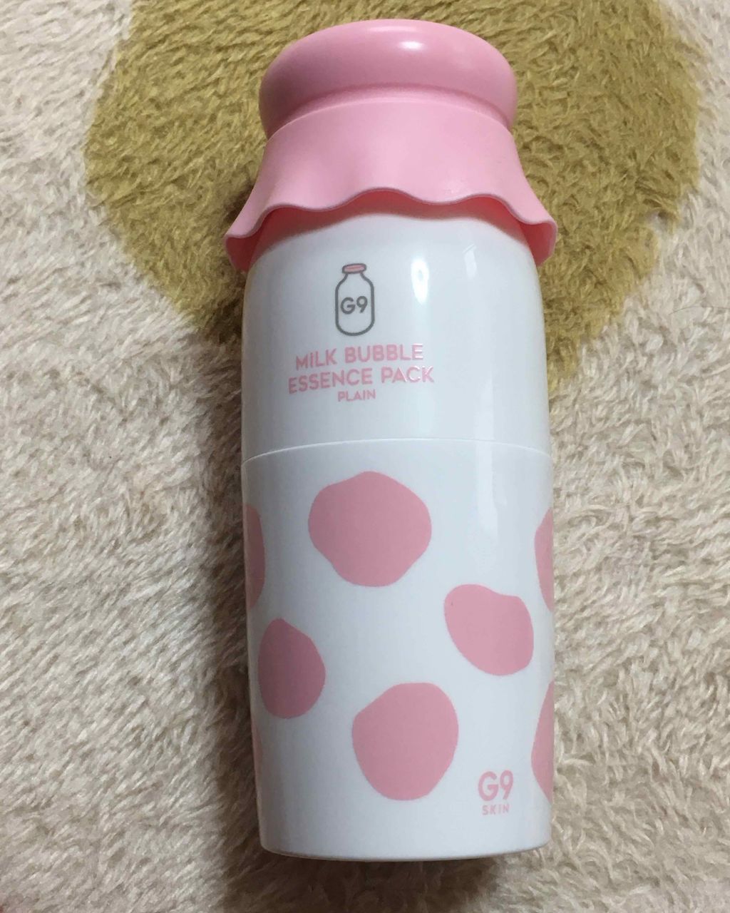 MILK BUBBLE ESSENCE PACK #PLAIN/G9SKIN/美容液を使ったクチコミ(1枚目)