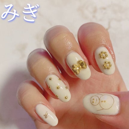 Design Nail Sticker (デザインネイルシール)/元林/ネイルシールを使ったクチコミ(2枚目)