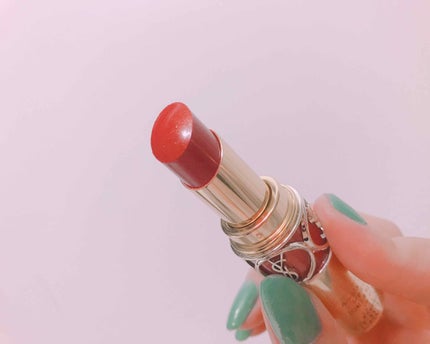 ルージュ ヴォリュプテ シャイン/YVES SAINT LAURENT BEAUTE/口紅を使ったクチコミ(1枚目)