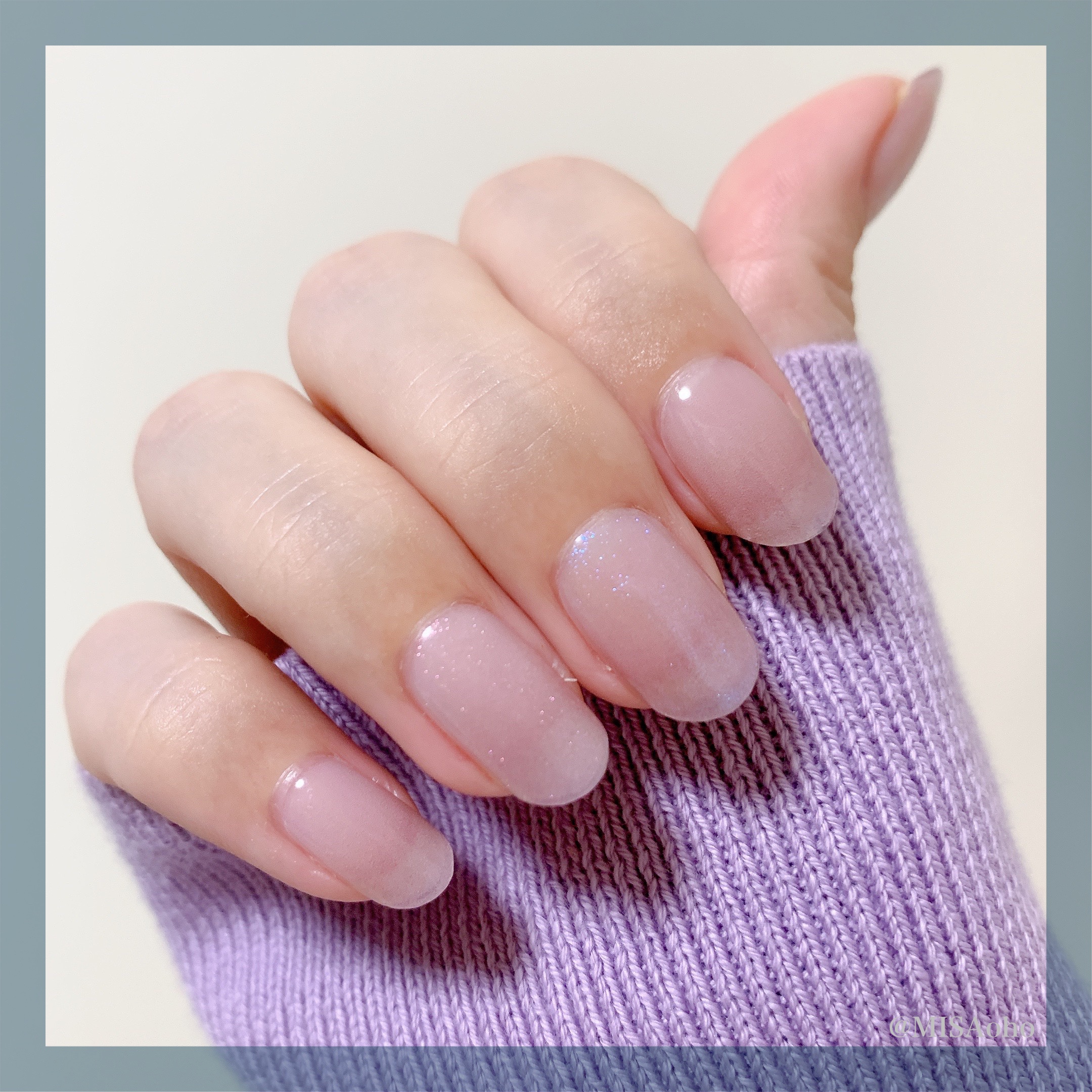 貼って固めるジェルネイルシール/Ururila/ネイルシールを使ったクチコミ（3枚目）