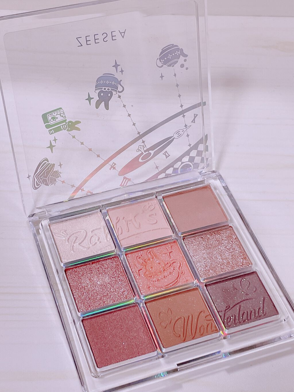 クォーツ 9色アイシャドウパレット(ドリームランドアイシャドウ)/ZEESEA/アイシャドウパレットを使ったクチコミ(2枚目)