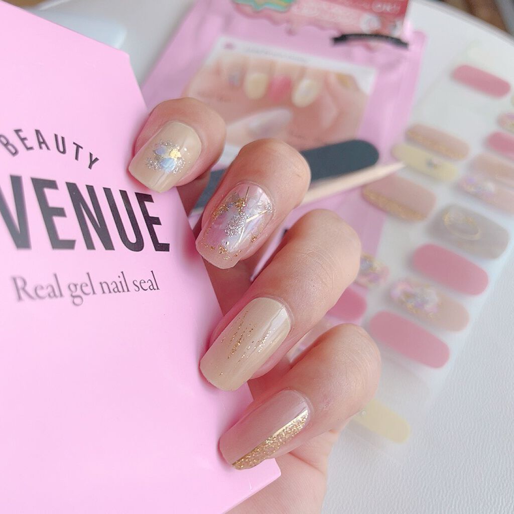 リアルジェルネイルシール/BEAUTY AVENUE/ネイルシールを使ったクチコミ(1枚目)