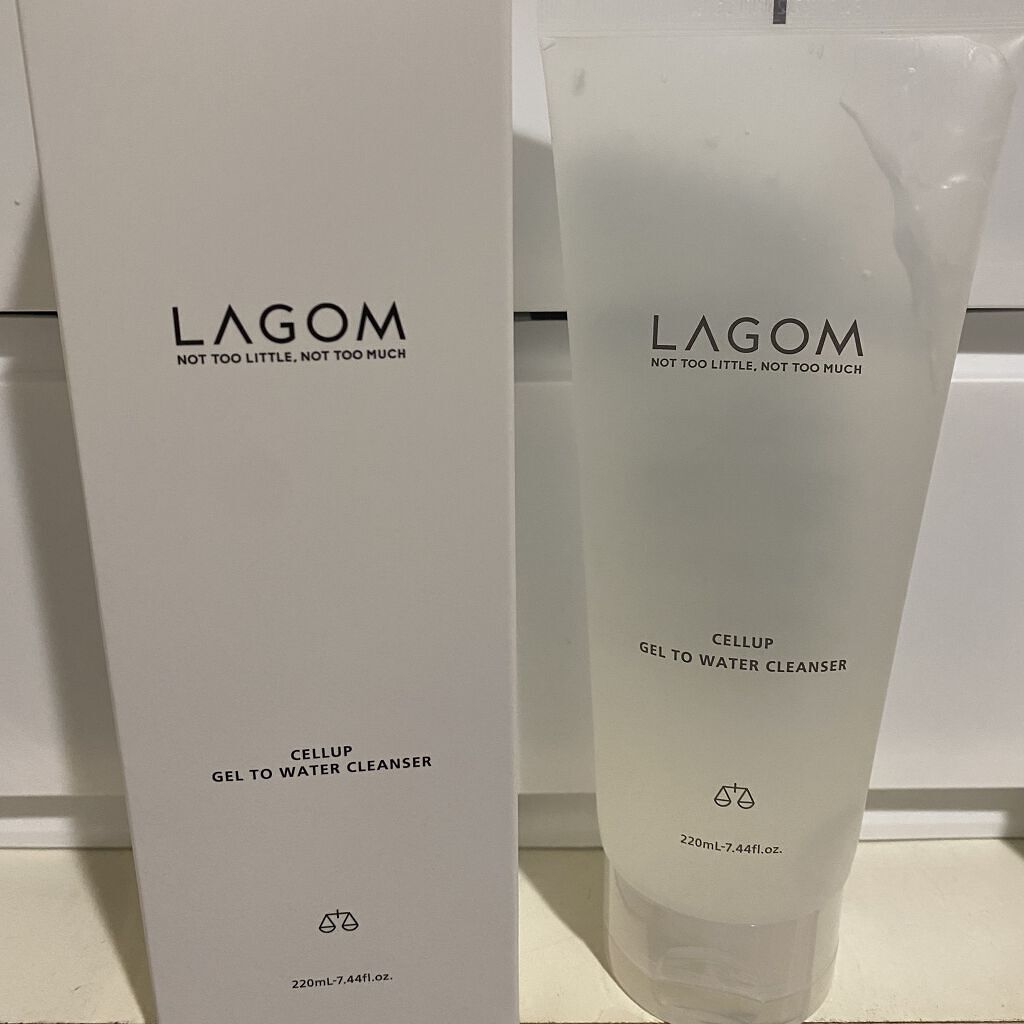 ラゴム ジェルトゥウォーター クレンザー(朝用洗顔)/LAGOM /その他洗顔料を使ったクチコミ（2枚目）