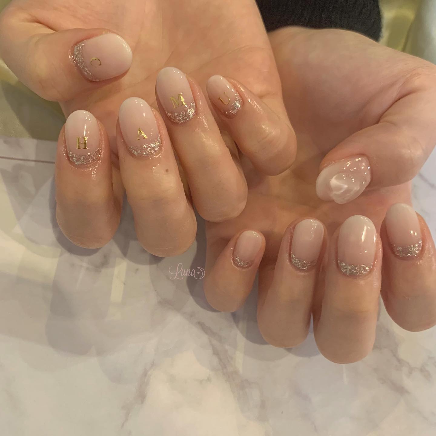 #ジェルネイル,#ワンカラーネイル,#ニュアンスネイル,#うるうるネイル,#ちゅるんネイル,#シンプルネイル,#パーツネイル,#透け感ネイル,#クリアネイル,#ぷっくりネイル,#ちぐはぐネイル,#韓国ネイル,#きらきらネイル,#うるつやネイル,#フレンチガーリーネイル,#ピンクネイル,#フレンチネイルのネイルデザイン