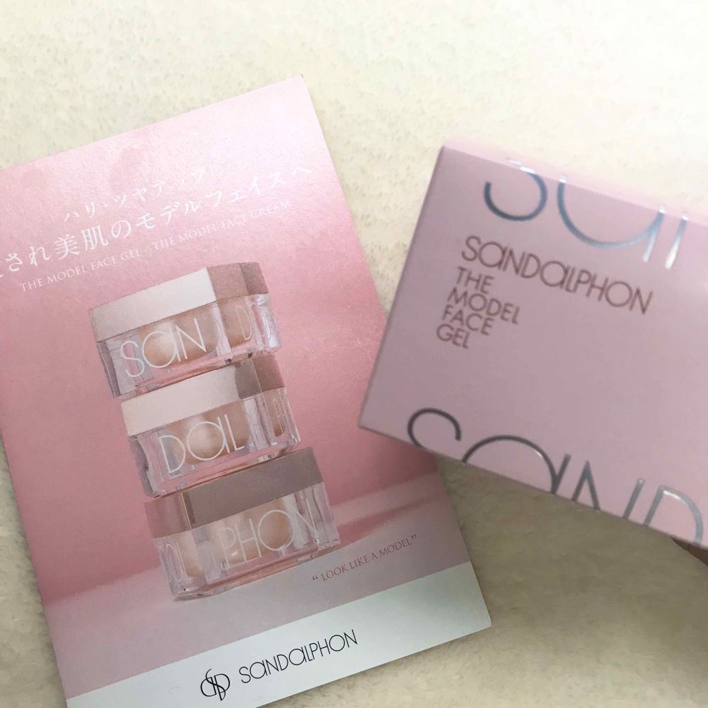 ザ・モデルフェイスジェル/SANDALPHON/フェイスクリームを使ったクチコミ(2枚目)