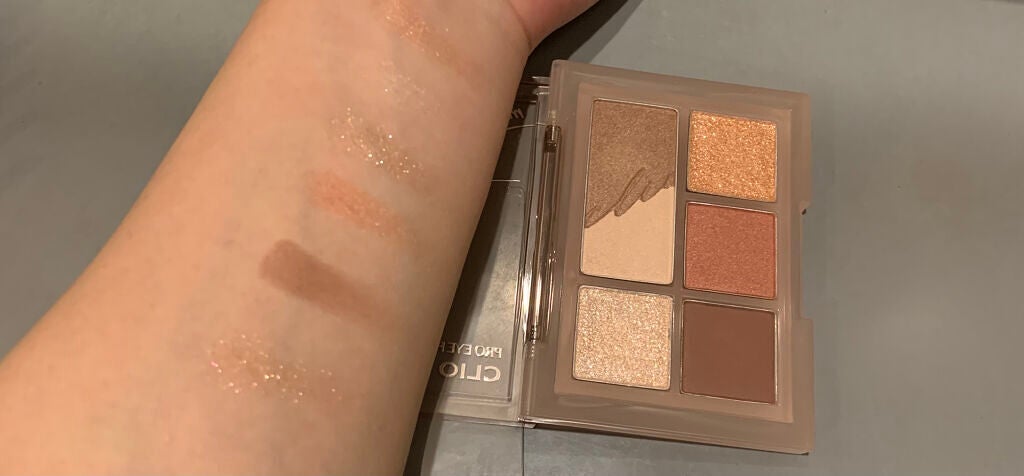 プロ アイパレット ミニ/CLIO/アイシャドウパレットを使ったクチコミ(7枚目)