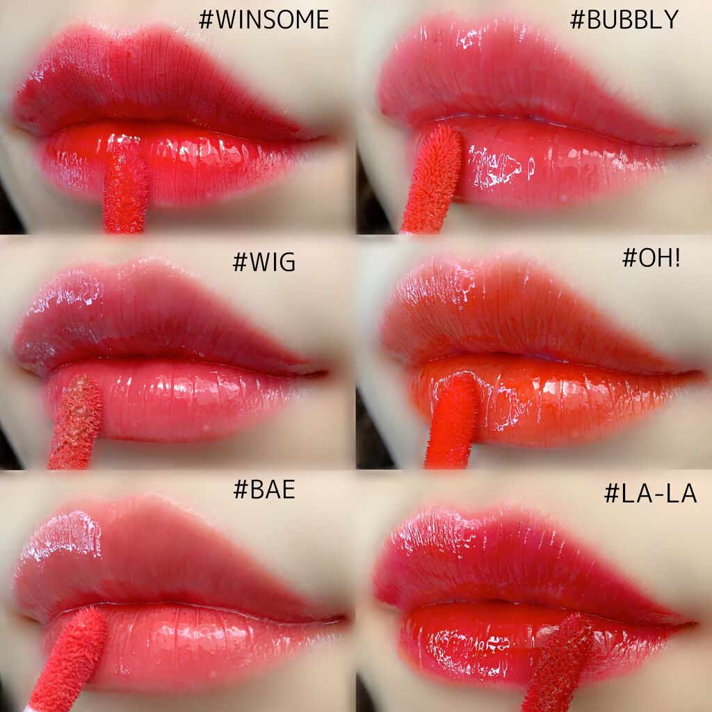 ホリカホリカ ハートクラッシュグローティントエアー/HOLIKA HOLIKA/リップティントを使ったクチコミ（2枚目）