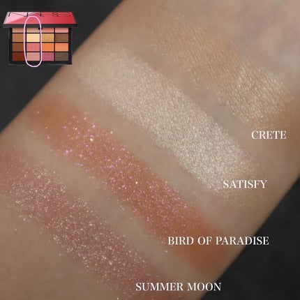 サマーアンレイテッド アイシャドーパレット/NARS/アイシャドウパレットを使ったクチコミ(8枚目)