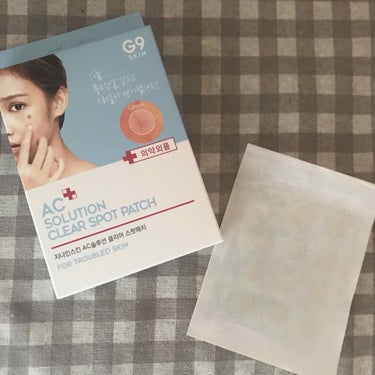 G9SKIN AC SOLUTION CLEAR SPOT PATCHのクチコミ「🌷よかったところ🌷
・ちゃんとニキビが治ります。私は、ニキビ用の塗り薬を塗っても、塗らなかった.....」（1枚目）