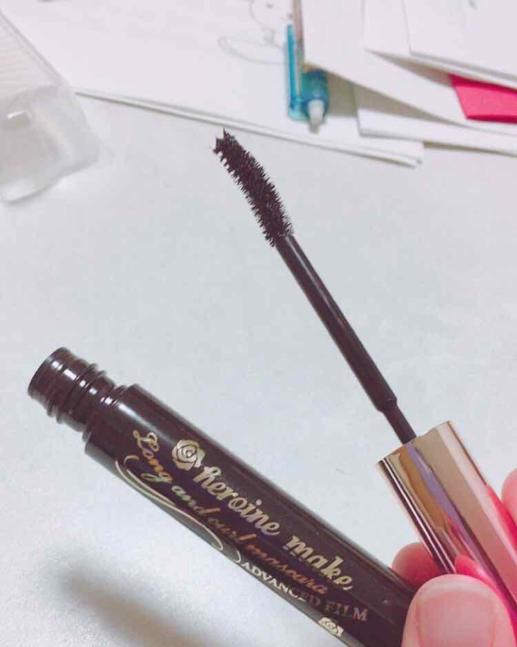 ロング＆カールマスカラ アドバンストフィルム/ヒロインメイク/マスカラを使ったクチコミ（2枚目）