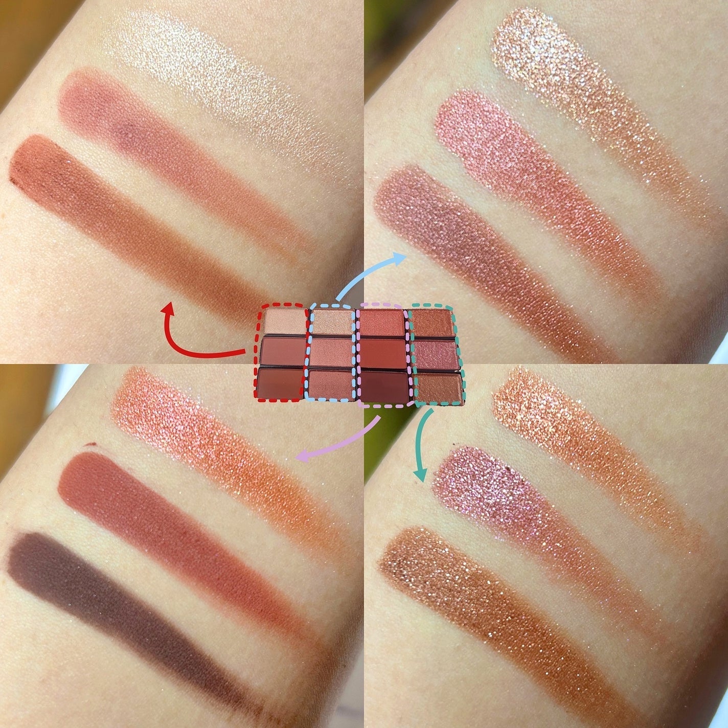 アフターグロー イリジスタブル アイシャドーパレット/NARS/アイシャドウパレットを使ったクチコミ(2枚目)